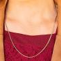 LIFETIME JEWELRY Scroll Link Chain Necklace 24k Real Gold Plated for Men & Women