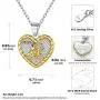 ChicSilver 925 Sterling Silver Zodiac Sign Neckalce Horoscope Constellation Astrology Heart Pendant Birthday Gift Fashion Silver&Gold Two Tone Jewelry Gift for Women Girls ChicSilver 925 Sterling Silver Zodiac Sign Neckalce Horoscope Constellation Astrology Heart Pendant Birthday Gift Fashion Silver&Gold Two Tone Jewelry Gift for Women Girls