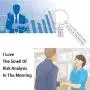 MAOFAED Actuary Gift Accountant Gift Statistician Gift Consultants Gift Insurance Agent Gift I Love The Smell of Risk Analysis in The Morning