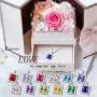 Aurora Tears 925 Sterling Silver 12 Birthstone Necklace Women Birthday Square Pendant Birth Stone Dating Jewelry Aurora Tears 925 Sterling Silver 12 Birthstone Necklace Women Birthday Square Pendant Birth Stone Dating Jewelry