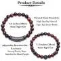 BOMAIL 8mm Tiger Eye Stone Beads Bracelet Elastic Natural Stone Yoga Bracelet for Women Men BOMAIL 8mm Tiger Eye Stone Beads Bracelet Elastic Natural Stone Yoga Bracelet for Women Men