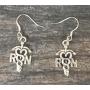 Infinity Collection RN Earrings, Nurse Charm Earrings, Nursing Jewelry, Makes Perfect Nurse Gifts