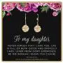 To My Daughter • Inspirational Jewelry • Starburst Earrings • Gifts for Her • From Mom Dad • Ideas for Birthday Christmas Graduation Wedding • Infinite Love To My Daughter • Inspirational Jewelry • Starburst Earrings • Gifts for Her • From Mom Dad • Ideas for Birthday Christmas Graduation Wedding • Infinite Love