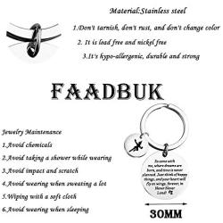 FAADBUK Peter Pan Quote Gift Fairy Tale Jewelry Peter Pan Fans Gift Inspirational Quote Keychain