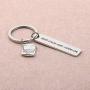 WSNANG Programmer Gift Keep Calm and Code On Keychain Coding Jewelry Computer Science Tech Developer Gift IT Gift for Software Engineer Student
