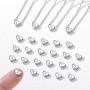 ChicSilver Personalized Heart Initial Bracelet, 925 Sterling Silver Letter Bracelet Fashion Dainty Heart Charm Bracelet for Women Girls(with Gift Box)