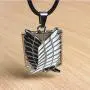 MT Life Attack On Titan Wings of Freedom Necklace Anime Shingeki No Kyojin Scout Regiment Necklace Anime Jewelry