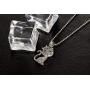 Cute Cat Kitty Pendant Necklace with Crystal Link Chain Sweet Gift Girls Kids Women Jewelry Necklace