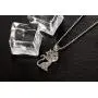 Cute Cat Kitty Pendant Necklace with Crystal Link Chain Sweet Gift Girls Kids Women Jewelry Necklace