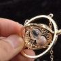 Bodytrend Hermione Time Turner Necklace Wizardry Falcon Horcrux Hourglass Pendant