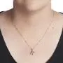 925 Sterling Silver Diamond Accent Free-form Square Pendant Necklace with 18'' Chain (I Color, I1 Clarity) 925 Sterling Silver Diamond Accent Free-form Square Pendant Necklace with 18'' Chain (I Color, I1 Clarity)