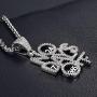 LC8 Jewelry Hip Hop Iced Out No Day OFF Pendant Chain Fashion Creative Necklace for Men Women