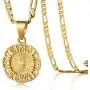 KissYan Initial Necklace for Women Girl,14K Gold Plated Round Letter Pendant Necklace Capital Monogram Necklace Alhpabets from A-Z Figaro Chain Necklace KissYan Initial Necklace for Women Girl,14K Gold Plated Round Letter Pendant Necklace Capital Monogram Necklace Alhpabets from A-Z Figaro Chain Necklace