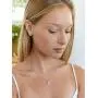 Mariell Ultra Dainty 10.5mm Cubic Zirconia Round Halo Necklace and Stud Earrings Set Plated in 14K Gold Mariell Ultra Dainty 10.5mm Cubic Zirconia Round Halo Necklace and Stud Earrings Set Plated in 14K Gold