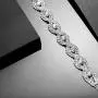 Yumei Jewelry Clear Rhinestone Bracelet Silver-Tone Wedding Bridal Bracelet Crystal Bracelet Yumei Jewelry Clear Rhinestone Bracelet Silver-Tone Wedding Bridal Bracelet Crystal Bracelet