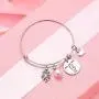 TzrNhm Blossom Best Cat Mom Ever Bangle Bracelet for Cat Lover,Mom,Sister,Friends Cat Keychain TzrNhm Blossom Best Cat Mom Ever Bangle Bracelet for Cat Lover,Mom,Sister,Friends Cat Keychain