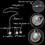 EVER FAITH 925 Sterling Silver CZ AAA Freshwater Cultured Pearl Flower Bud Necklace Earrings Set