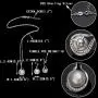 EVER FAITH 925 Sterling Silver CZ AAA Freshwater Cultured Pearl Flower Bud Necklace Earrings Set