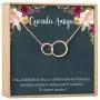 Collar Regalo Para Amiga: Joyería, Mejor Amiga, Cumpleaños, Navidad, 2 Asymmetrical Circles (rose-gold-plated-brass, NA) Collar Regalo Para Amiga: Joyería, Mejor Amiga, Cumpleaños, Navidad, 2 Asymmetrical Circles (rose-gold-plated-brass, NA)