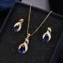 SLVIEKAE Gifts for Mom & Gifts for Women Austrian Crystal Necklaces Pendants Earrings Opal Jewelry Set Birthday Gifts for Women SLVIEKAE Gifts for Mom & Gifts for Women Austrian Crystal Necklaces Pendants Earrings Opal Jewelry Set Birthday Gifts for Women