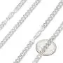 Mens 5.1mm .925 Sterling Silver Diamond-Cut Flat Cuban Link Curb Chain Necklace Mens 5.1mm .925 Sterling Silver Diamond-Cut Flat Cuban Link Curb Chain Necklace