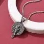 FaithHeart Norse Viking Raven Necklace for Men Women Vintage Celtic Crow Raven Jewelry- Can Engrave