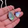 Real Ethiopian Opal Rough Crystals Pendant Necklace Gemstone Natural Raw Crystals Fire Play Energy Healing Crystals, Birthday, Gift for her, 925 Sterling Silver Jewelry 18 inch AA+ Quality Real Ethiopian Opal Rough Crystals Pendant Necklace Gemstone Natural Raw Crystals Fire Play Energy Healing Crystals, Birthday, Gift for her, 925 Sterling Silver Jewelry 18 inch AA+ Quality