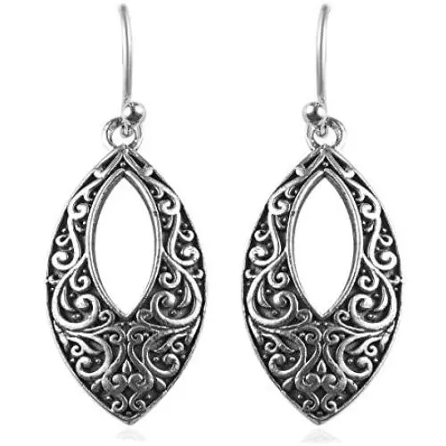 Shop LC 925 Sterling Silver Stylish Dangle Drop Earrings for Women Stylish Unique Fashion Prom Jewelry Mothers Day Gifts