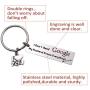 Melix Home Funny Keychain for Boyfriend Girlfriend I Don’t Need Google My Boyfriend Girlfriend Husband Wife Knows Everything Keychains