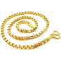 Mens Chain 23k 24k Thai Baht Yellow Gold Plated Filled Necklace Jewelry Women & Mens 26 inch 100 Grams