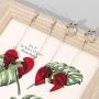 JoJo Bizarre Adventure Polnareff Earrings - Heart Puzzle Anime Earrings - Gift For Women and Girls