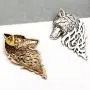 Vintage Personalized Wolf Head Brooch Fashion Unisex Animal Suit Collar Pin Buckle Broche Wolfhead Brooches Pins Vintage Personalized Wolf Head Brooch Fashion Unisex Animal Suit Collar Pin Buckle Broche Wolfhead Brooches Pins