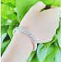 Zealmer Sparkle Multicolor Rhinestone Stackable Stretch Bracelets for Women