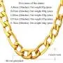 U7 Stainless Steel Figaro Chain|Width 3mm-12mm|Length 16 Inch to 32 Inch|Italian Style Flat Link Necklace for Men and Women, Gift Box Packed