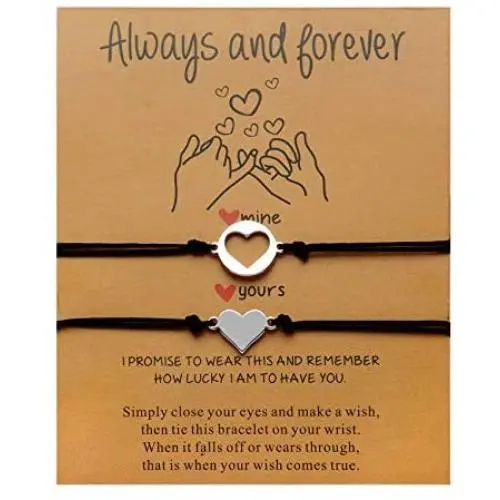 Pinky Promise Bracelets Mom Son Bracelet 3 Friendship Bracelets Matching Unique Adjustable Bracelets for Sister Jewelry for Women Men Pinky Promise Bracelets Mom Son Bracelet 3 Friendship Bracelets Matching Unique Adjustable Bracelets for Sister Jewelry for Women Men