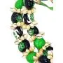Hawaiian Leis Kukui Nut Beads Necklaces with Cowrie Shell for Men and Women 28'' Adjustable Assorted Color Lei