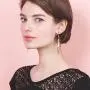 Bohemian Multi Layered Filigree Leaves Dangle Drop Long Statement Earrings Bohemian Multi Layered Filigree Leaves Dangle Drop Long Statement Earrings