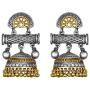 Aheli Indian Ethnic Oxidized Dangle Jhumki Earrings Set Tribal Gypsy Designer Bollywood Casual Wear Antique Jewelry for Women