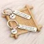FAADBUK Couple Funny Gift Husband Wife Set Keychain I Don’t Need Google My Husband Wife Knows Everything Jewelry Wedding Gift for Groom Bride
