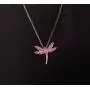 DMOMSA Lilac Purple Dragonfly Pendant Necklace Jewelry Gift, Woman Gift Suitable for Birthday Party Anniversary Valentines Day DMOMSA Lilac Purple Dragonfly Pendant Necklace Jewelry Gift, Woman Gift Suitable for Birthday Party Anniversary Valentines Day