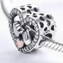 Annmors Love Heart Charm fits Pandora Charms Bracelets for Woman-925 Sterling Silver Dangle Pendant Bead,Girl Jewelry Beads Gifts for Women Bracelet&Necklace