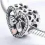 Annmors Love Heart Charm fits Pandora Charms Bracelets for Woman-925 Sterling Silver Dangle Pendant Bead,Girl Jewelry Beads Gifts for Women Bracelet&Necklace