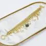 Fashion Jewelry MISASHA Logo Gold Tone Chain Inspired Charm Bracelet for Women Fashion Jewelry MISASHA Logo Gold Tone Chain Inspired Charm Bracelet for Women