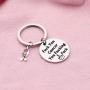 PENQI Fuck Cancer Keychain Cancer Awareness Hope Gift Fuck You Cancer You Fucking Fuck Cancer Survivor Jewelry