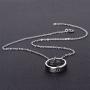 Silove Love You Dad Mom Stainless Steel Necklace for Men Women Dad Birthday Gifts Jewelry