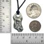 Viking Jewelry Ansuz A God Ancestor Devine Breath Power Luck Inspiration Element Air Elder Futhark Rune Runic Protection Amulet Silver Pewter Mens Pendant Necklace Charm men adjustable Cord