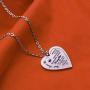omodofo to My Daughter & Son You are Braver Than You Believe Necklace Heart Pendant Inspirational Gifts for Daugher Son Kids