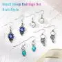 16 Pairs Crystal Drop Dangle Earrings Multicolor Crystal Dangle Hook Earrings Teardrop Pendant Hoop Earrings for Women Jewelry Set 16 Pairs Crystal Drop Dangle Earrings Multicolor Crystal Dangle Hook Earrings Teardrop Pendant Hoop Earrings for Women Jewelry Set