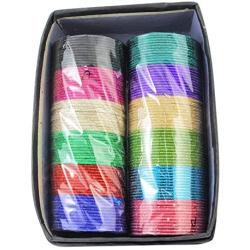 MUCH-MORE Glossy Plain Metal Bangles for Karva Chauth & Party Wear Customize Bangles for Women & Girls
