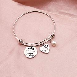 Zuo Bao Donkey Bracelet Donkey Lover Gift Just A Girl Who Loves Donkey Jewelry Gift for Animal Lover